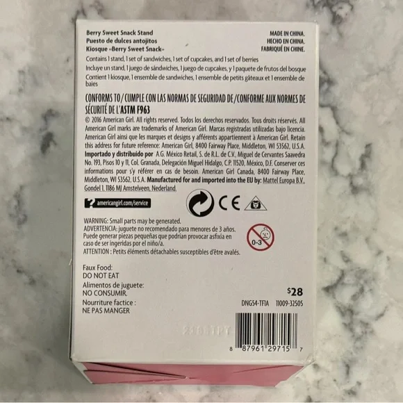 American Girl Wellie Wishers Berry Sweet Snack Stand - Brand New - Retired - Picture 8 of 8